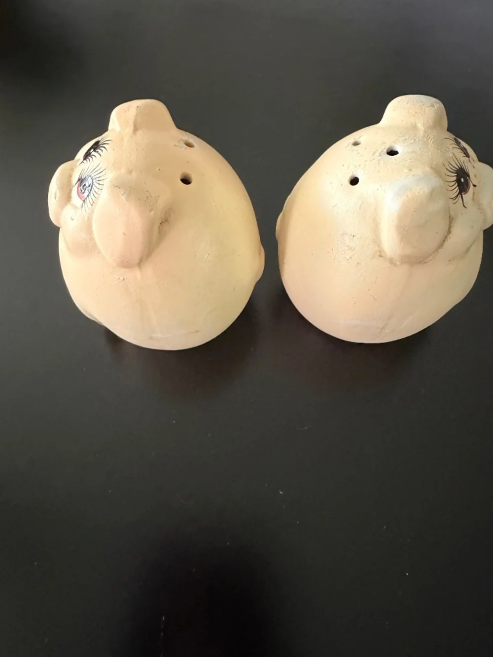 Kitschy Mid-Centruty Retro Novelty Shakers Pink Pig Well Loved
